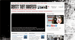 Desktop Screenshot of identitytheftmanifesto.com